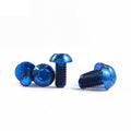 Minoura alloy inbusbout m5x12 mm alu 7000al blauw 8 stuks blister