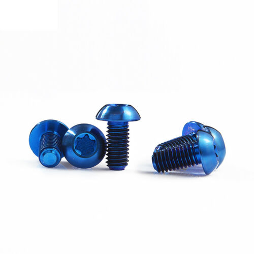 Minoura alloy inbusbout m5x12 mm alu 7000al blauw 8 stuks blister