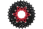 cassette Csrx1 11S 11-28T staal zwart rood