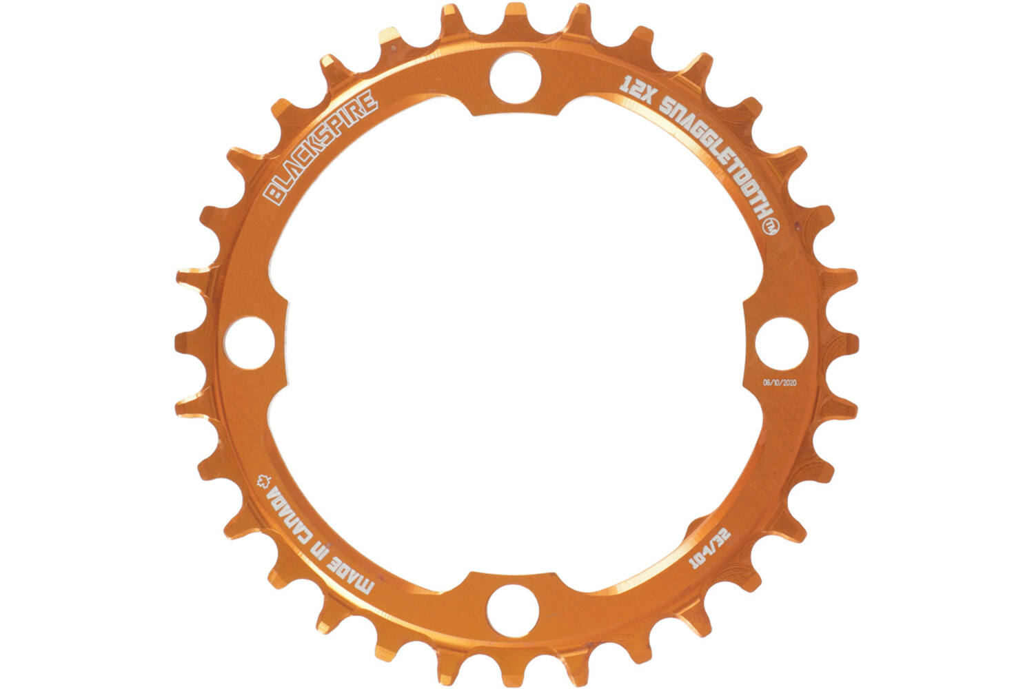 Blackspire - kettingblad snaggletooth 104 32 oranje