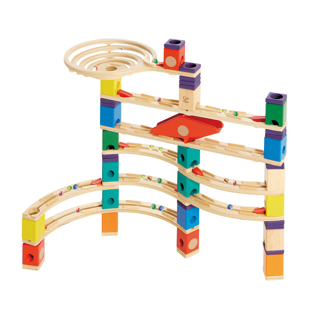 Hape Houten Knikkerbaan Xcellerator, 136dlg.