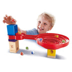 Hape quadrilla double-sided spiral twist knikkerbaan. 9dlg.