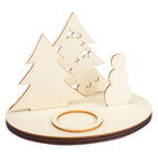 Beleduc Houten Knutsel Winterland Theelichthouder