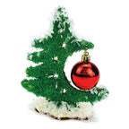 beleduc houten knutsel kerstboom met kerstbal
