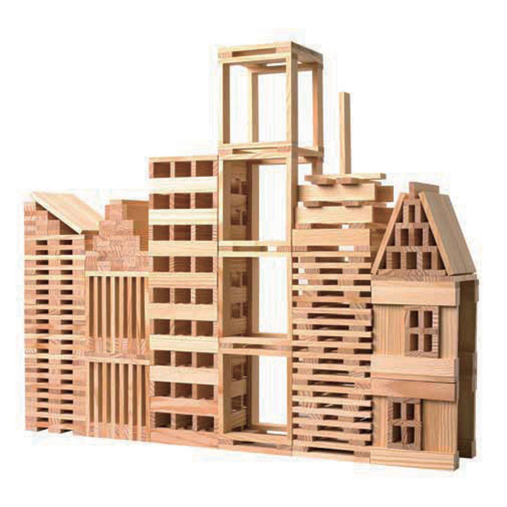 Classic World World Houten Bouwplankjes, 250dlg.