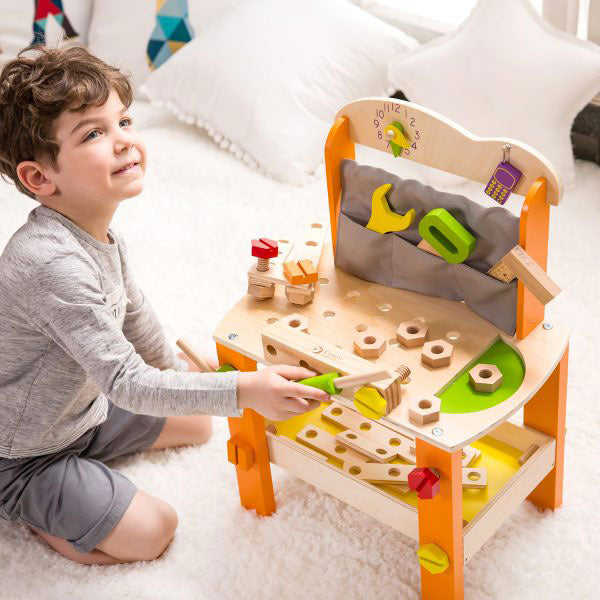 Classic World World Houten Werkbank, 37dlg.