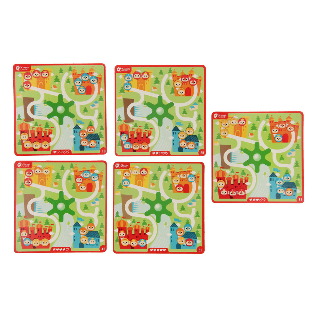 Classic World World World Houten Motoriek Spel Kasteel