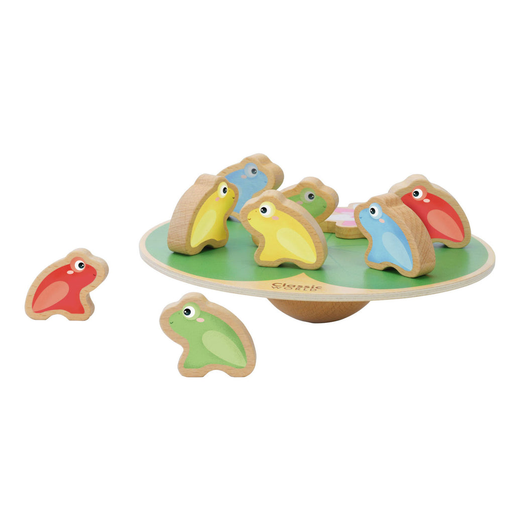 classic world stapel waterlelie met kikkers