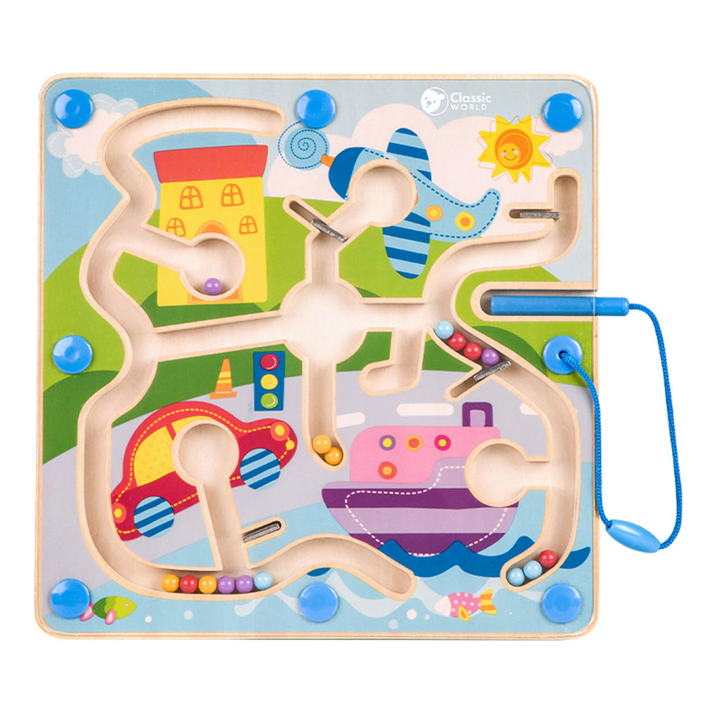 Classic World World World Houten Magneetspel Stad