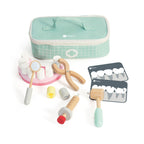 Classic world houten tandarts set in opbergtas - 10 dlg.