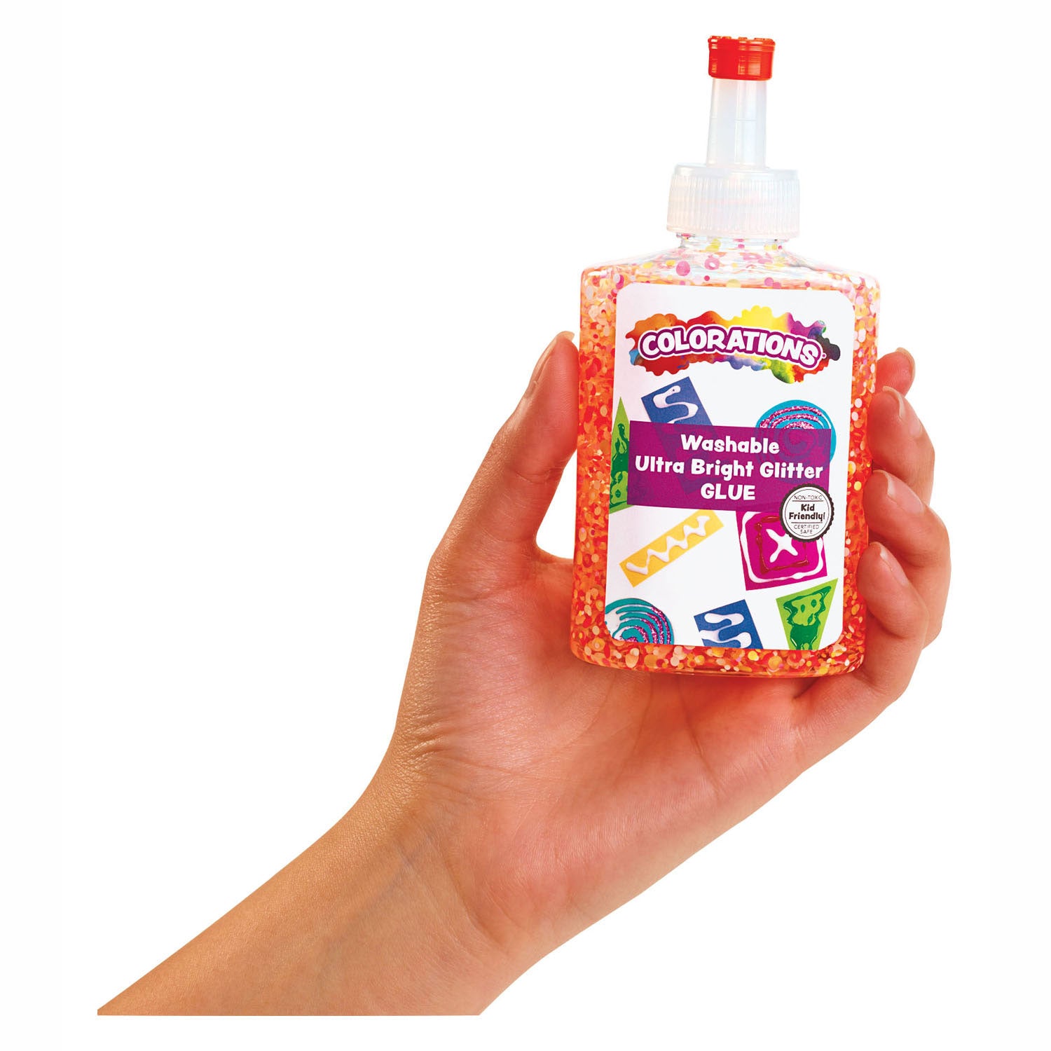 Colorations Ultraheldere Glitterlijm 4 kleuren, 118ml