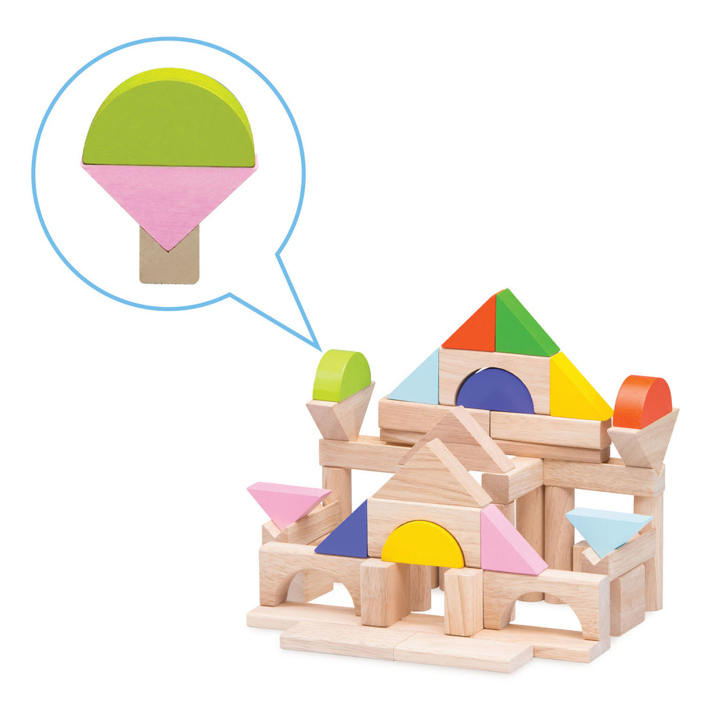 Wonderworld Geometrische Blokken, 50st