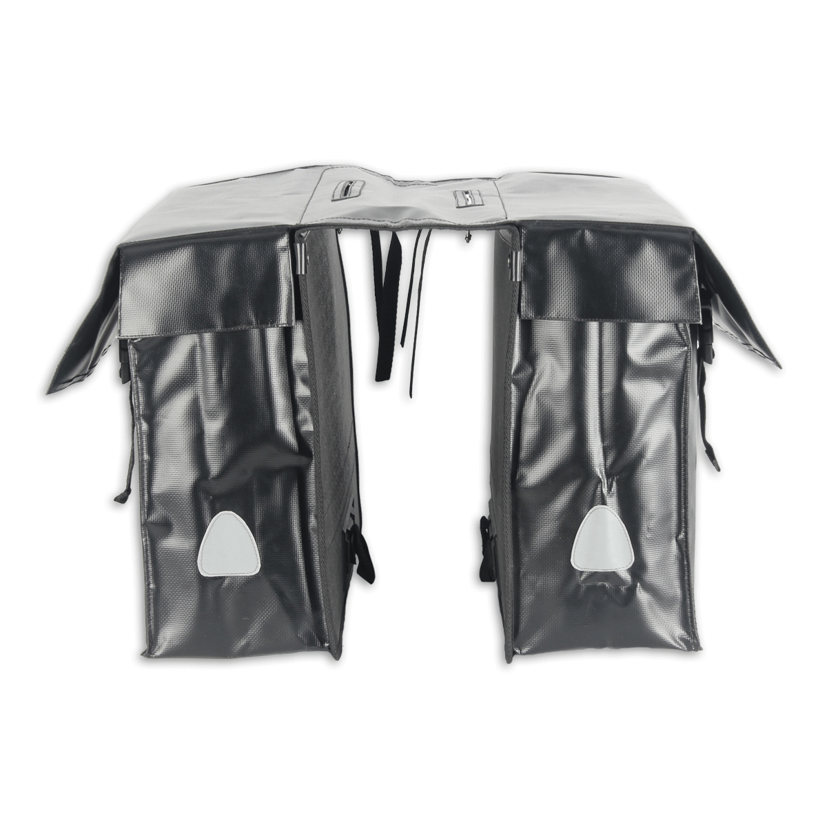 Lynx dubbele fietstas tarpaulin xxl 40l 39x34x15cm zwart