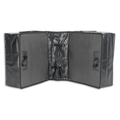 Lynx dubbele fietstas tarpaulin xxl 40l 39x34x15cm zwart