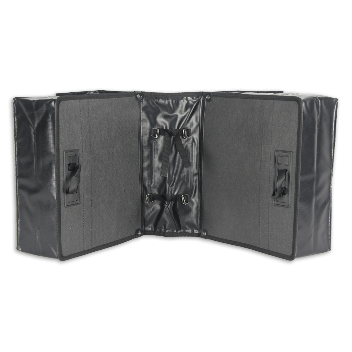 Lynx dubbele fietstas tarpaulin xxl 40l 39x34x15cm zwart