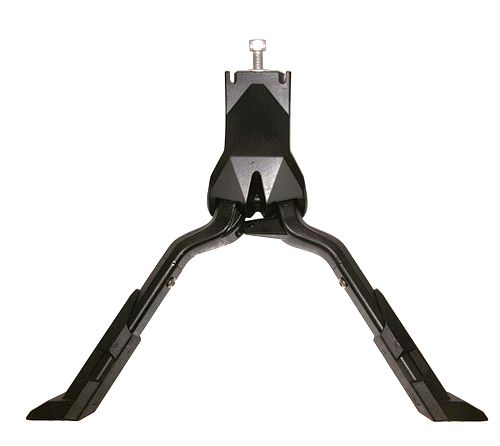 standaard dubbel 28 inch kunststof zwart