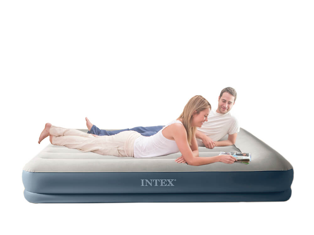 intex pillow rest mid-rise luchtbed tweepersoons