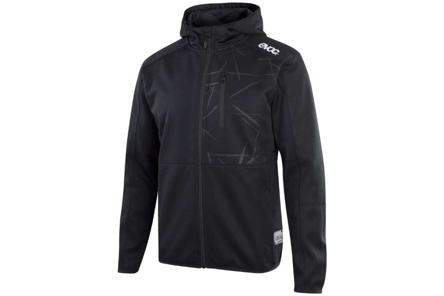 Hoody jacket men black l