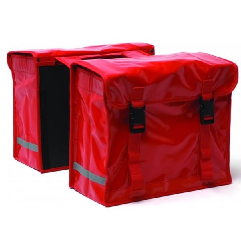 Newlooxs Tas New dubbel bisonyl rood