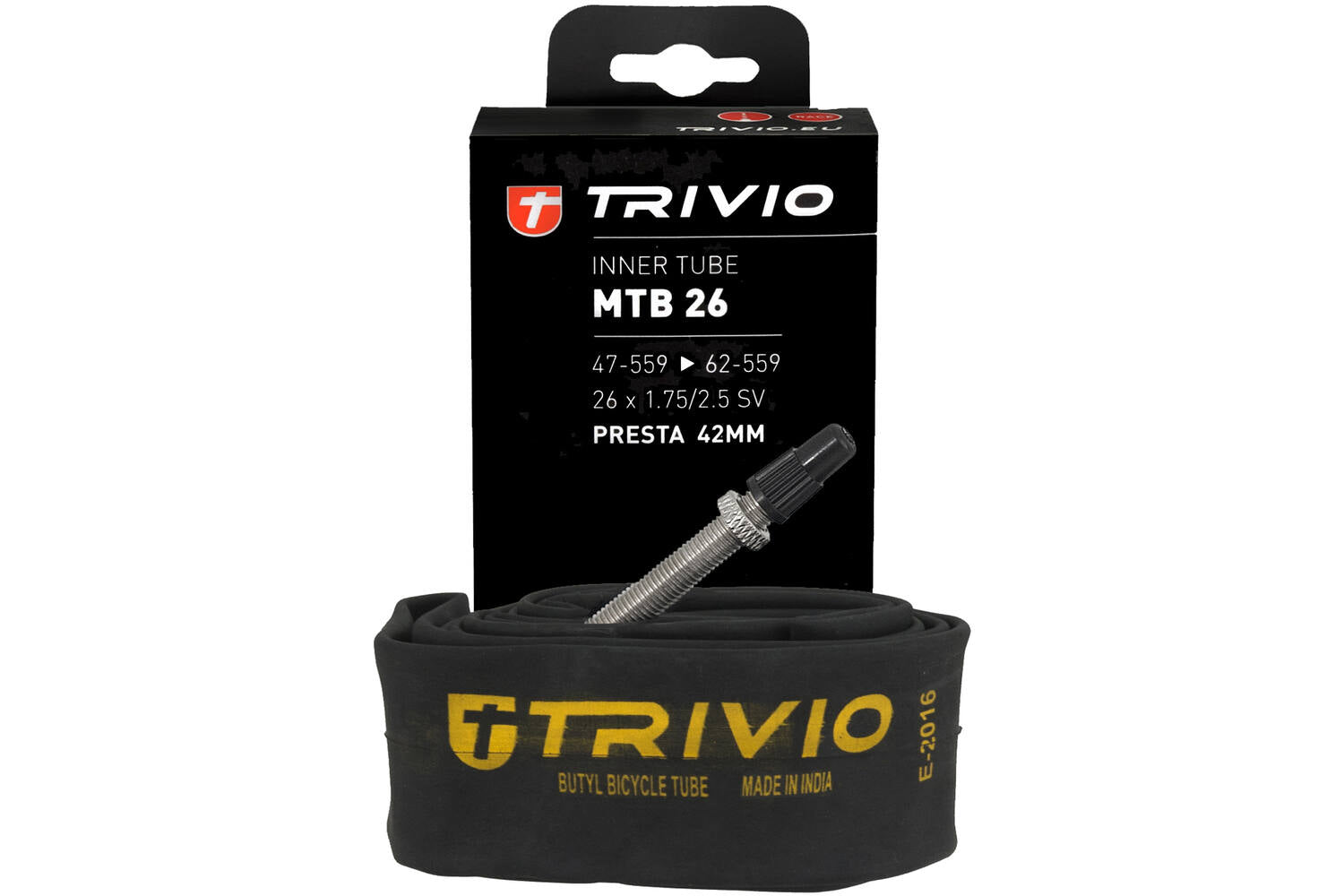 Trivio - mtb binnenband 26x1.75 2.5 sv 42mm presta