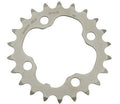 shimano kettingblad deore chain ring shim. deore 22t.4-arm,64mm sil.