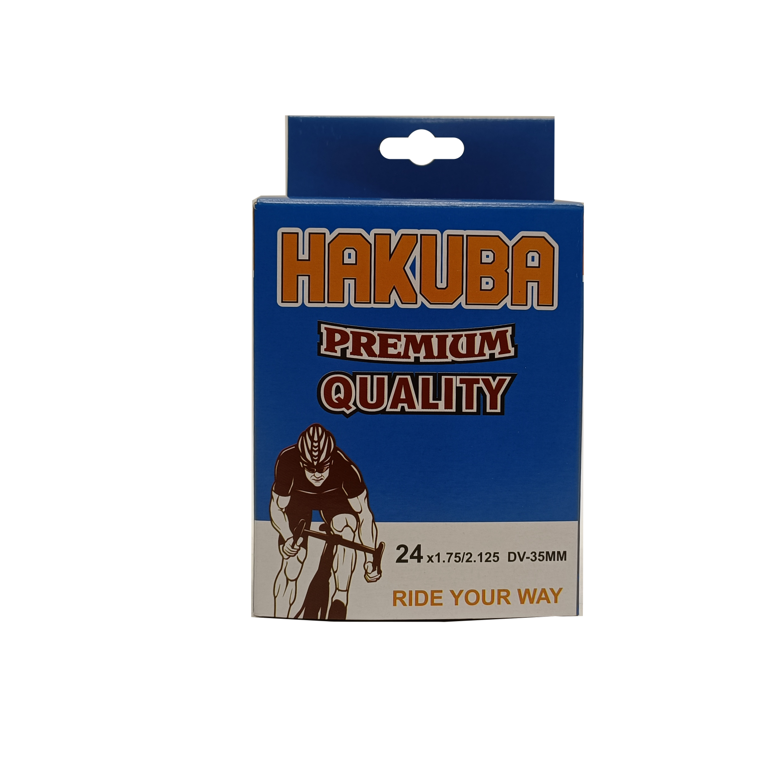 Hakuba binnenband 24x1.75 2.125 etrto 47 57-507 520, ventiel: dunlop blitz holland ventiel 35mm