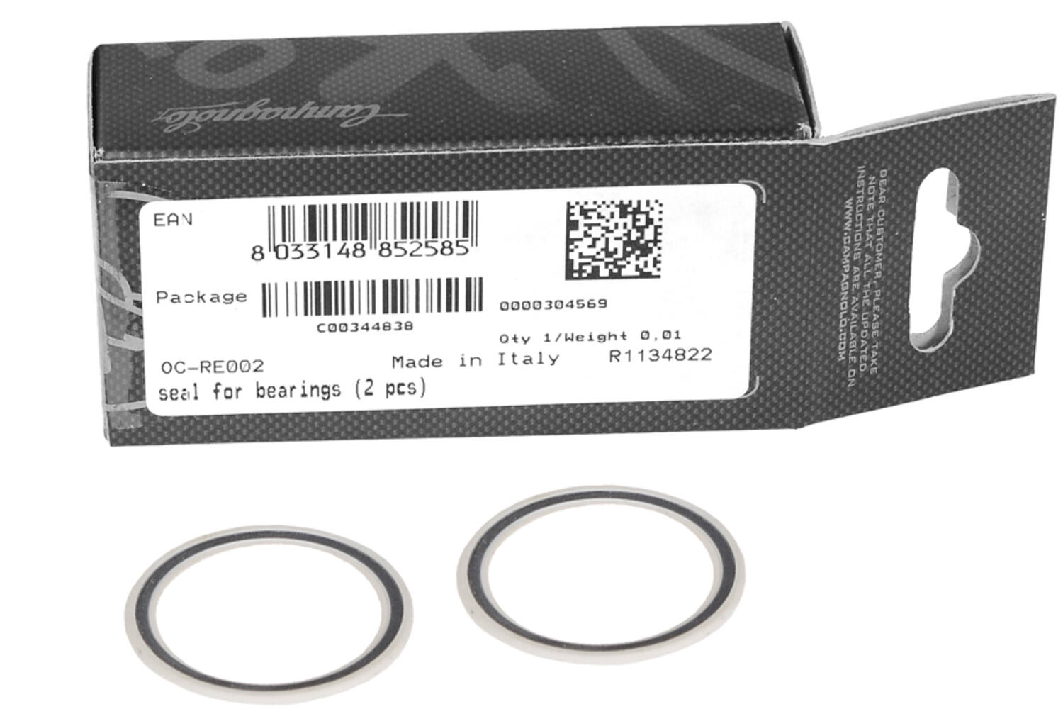 Campagnolo - afdichtingsrubbers power torque cranks 2011