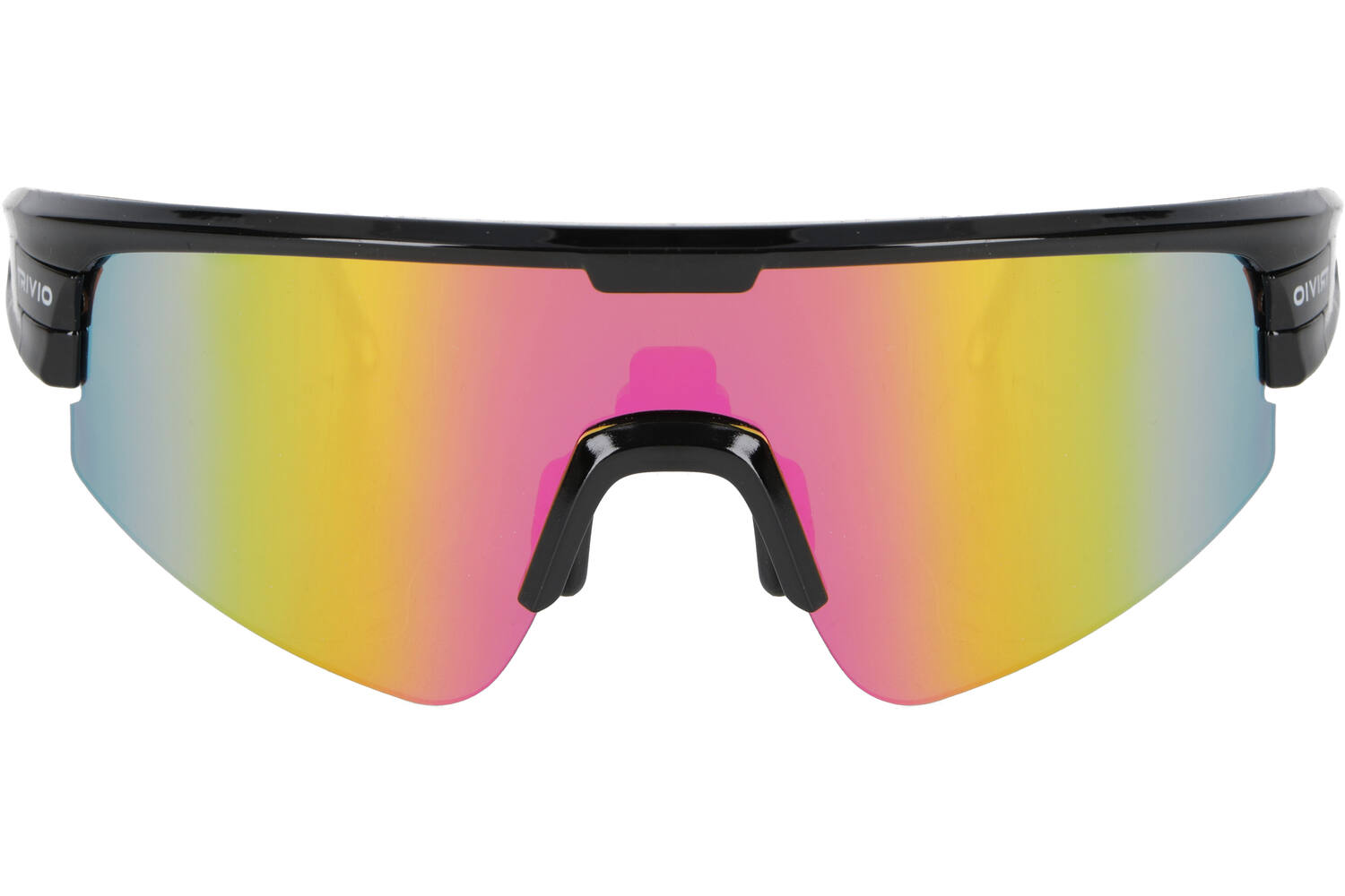 Trivio - fietsbril octo zwart revo roze + adapterstuk voor glazen op sterkte
