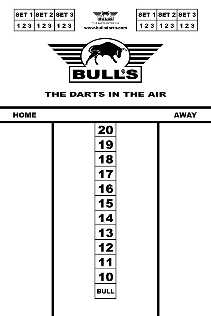 Bull's Budget Whiteboard 45x30 cm