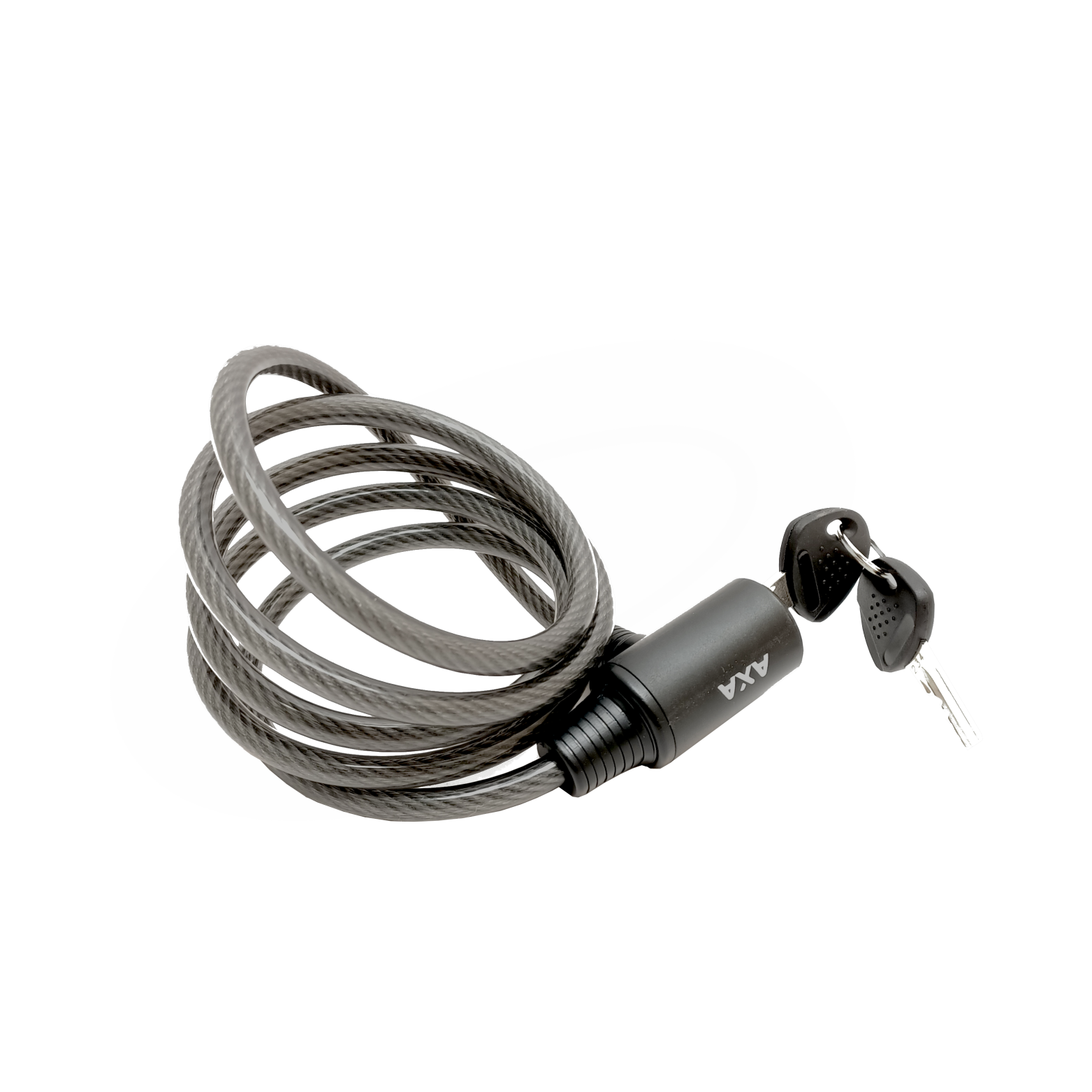 Axa Kabelslot 8mmx150cm, zwart  (werkplaatsverpakking)