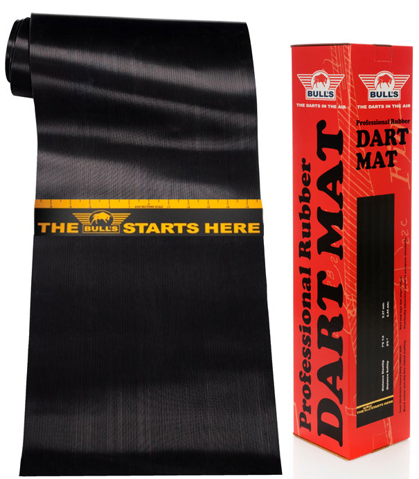 Bull's Rubber dart mat 300x60 cm + Throwline Sticker