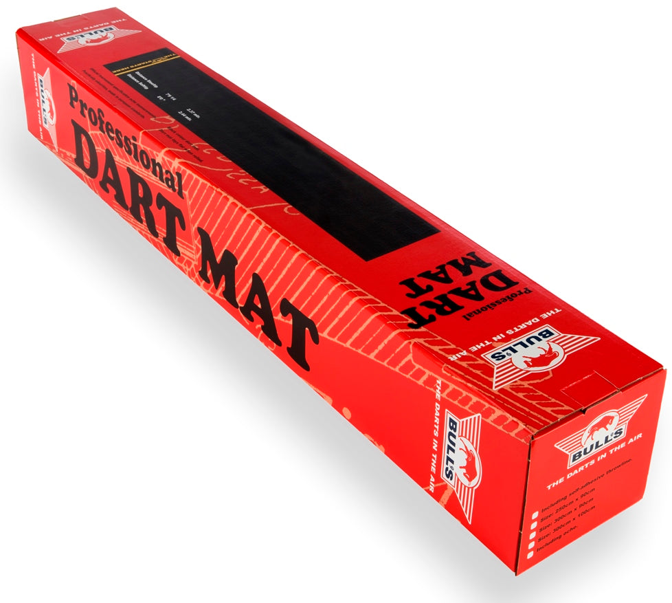 Bull's Rubber dart mat + oche 300x90 cm