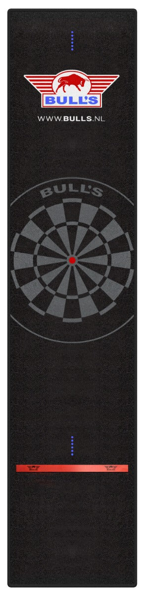 Bulls Carpet Dartmat Black Black 300x65 cm + oche