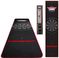 Bulls Carpet Dartmat Black Red 300x65