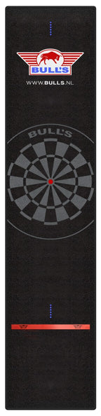 Bulls Carpet Dartmat Black Red 300x65 + oche
