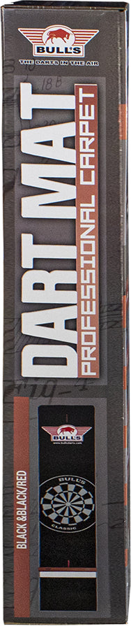 Bulls Carpet Dartmat Black Red 300x65 + oche