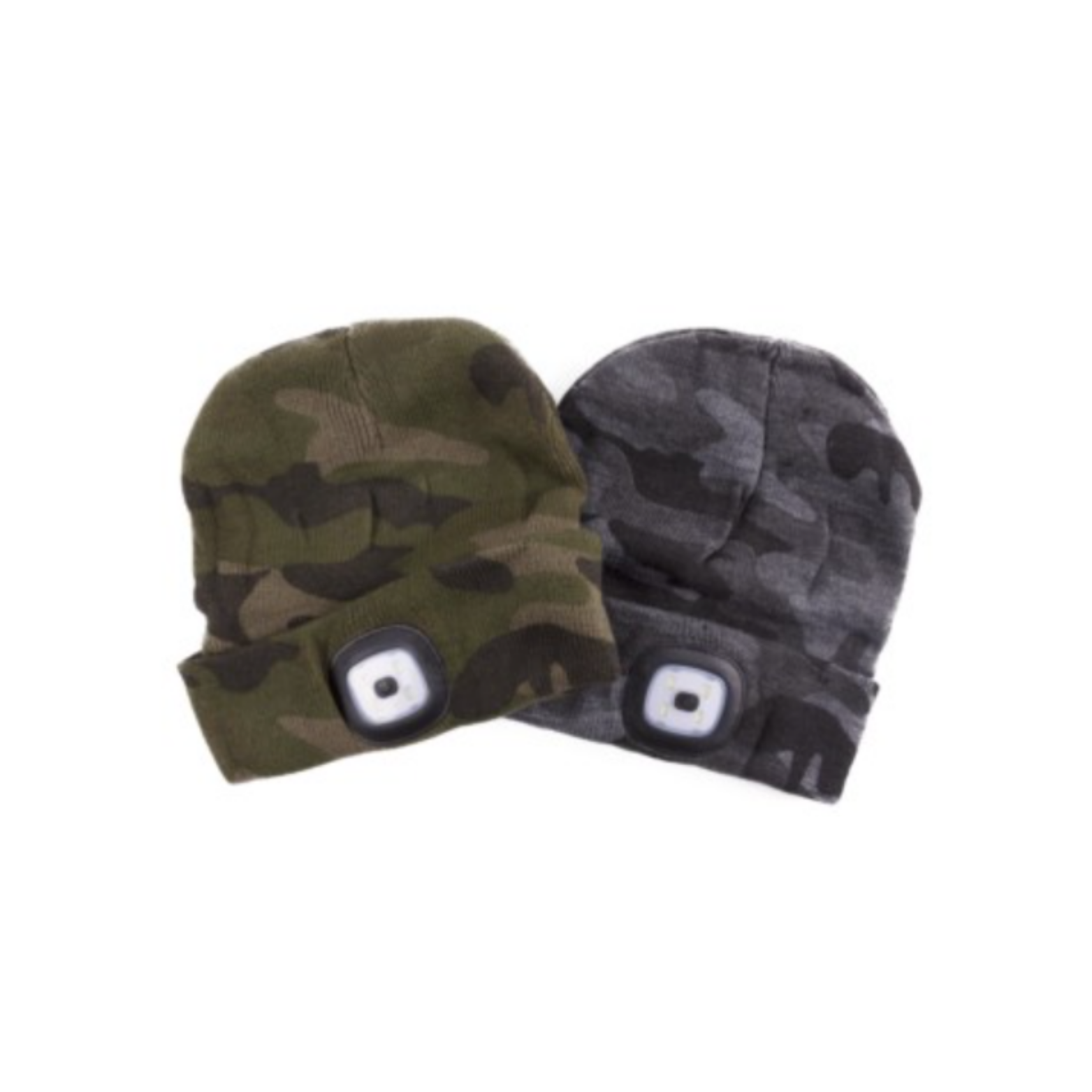 Muts met LED lamp camouflage (inclusief batterijen) 80 Lumen, sortie kleur. One size, fits all