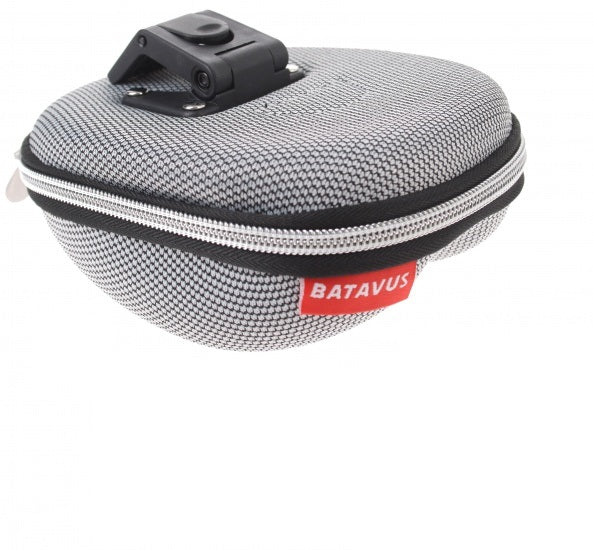 Selle royal zadeltasje klick ( batavus ) zilver-grijs 72882146