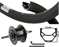 Kgz achterwiel 28inch (622) velg zw spaak zw nexus7 rb zwart