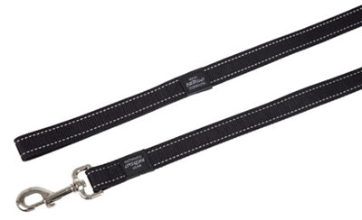 Rogz for dogs Lumberjack long lijn zwart