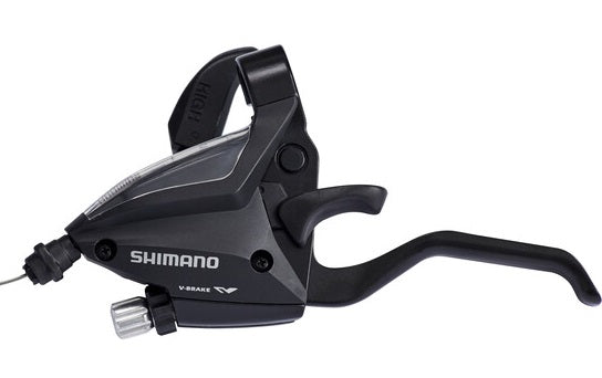 Shimano st-ef500 3-speed versteller met remgreep links zwart