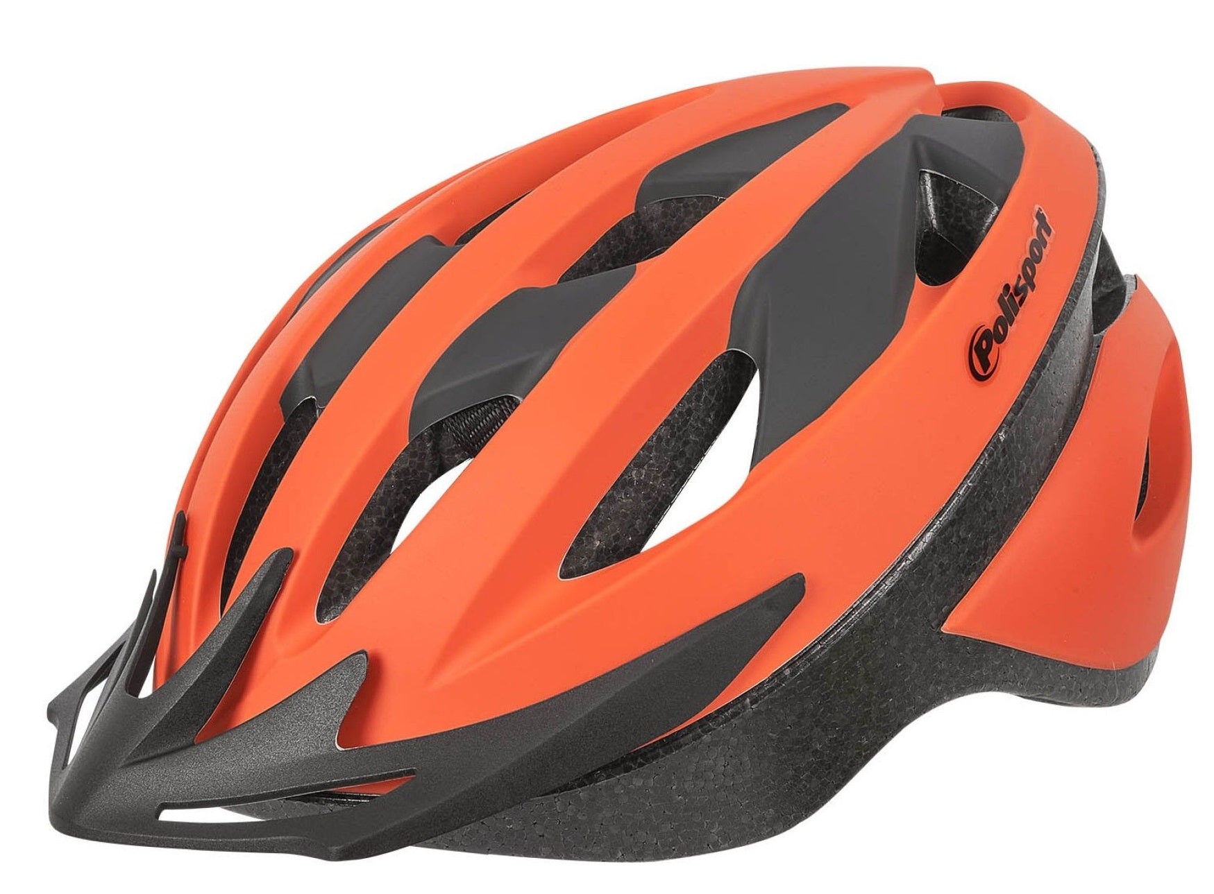 polisport sport ride fietshelm l 58-62cm oranje/zwart