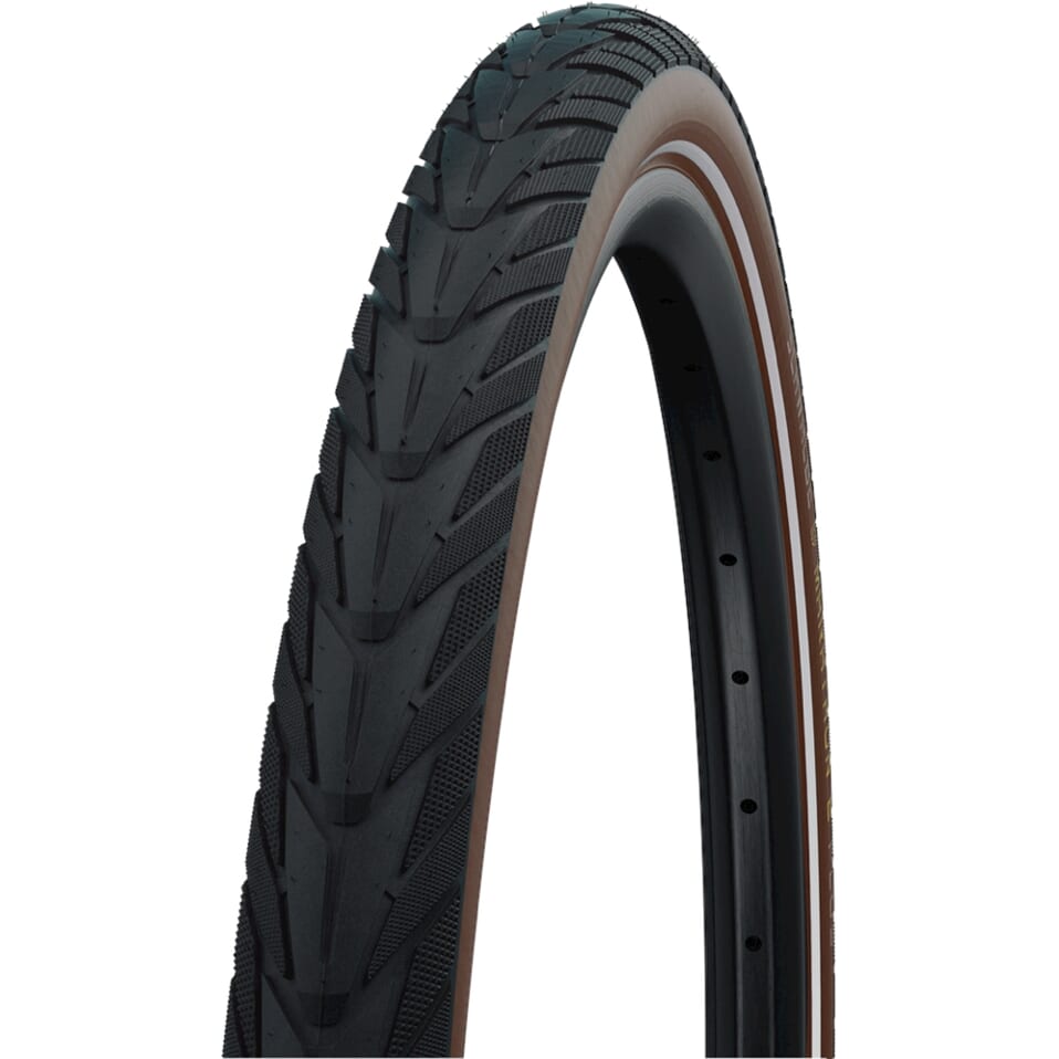 Schwalbe Buitenband 47-622 energizer plus zwart-bruin reflex