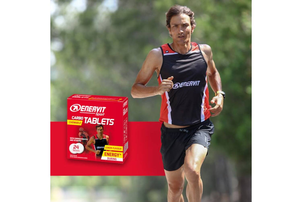 Enervit - carbo tabletten kauwbaar citroen 24 x 4gr