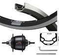 Kgs Achterwiel 28 inch (622) zac19 zwart nexus 5 disc zwart