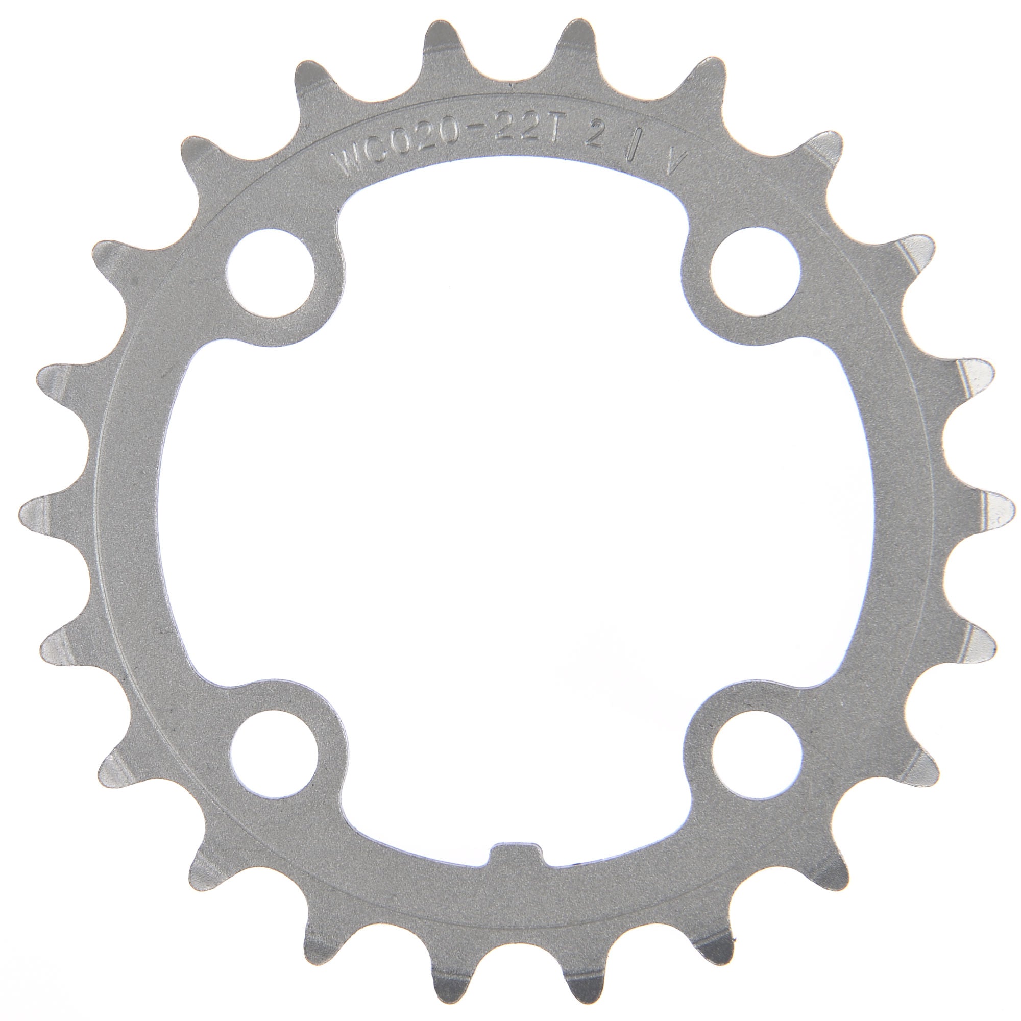 Acs kettingblad 22 tands 4-p zilver 7/8/9-speed shimano compatible