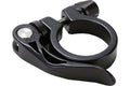 Zadelpenklem + snelspanner 34.9 zwart
