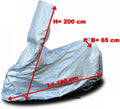 Scooterhoes grijs groot model (voor scooter met windscherm)