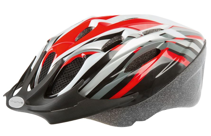 M-Wave Helm Active atb/race rood/grijs/zw