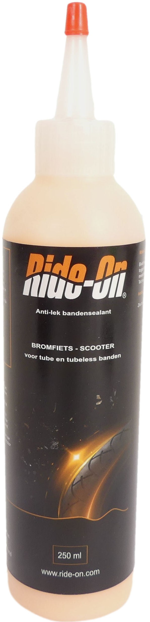 Ride-on Bandensealant Ride-On voor scooterbanden en bromfietsbanden (2x 250 ml)